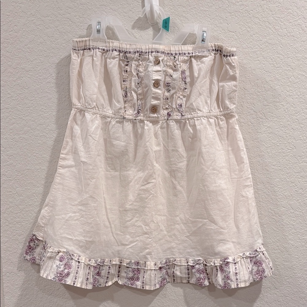 Elegant Cream tube top size XL